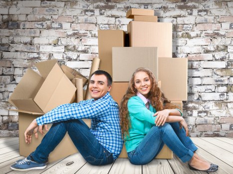 Professional man with van helping with a local move in Hampstead