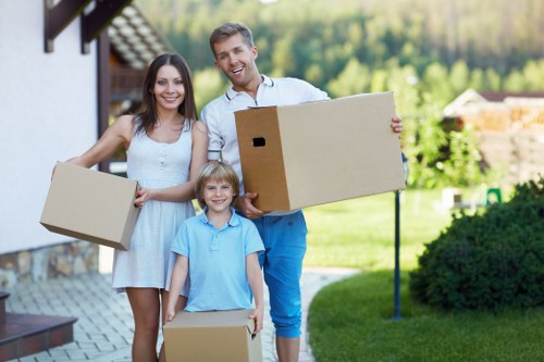 Transporting furniture and files during a Hampstead business move