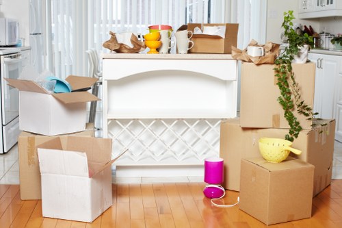 Local team collecting old furniture from a Hampstead home