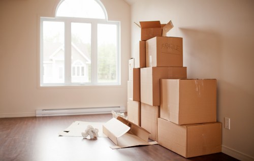 Packing and furniture protection for a Hampstead home removal