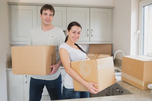 Careful boxing and labelling during packing services in Hampstead